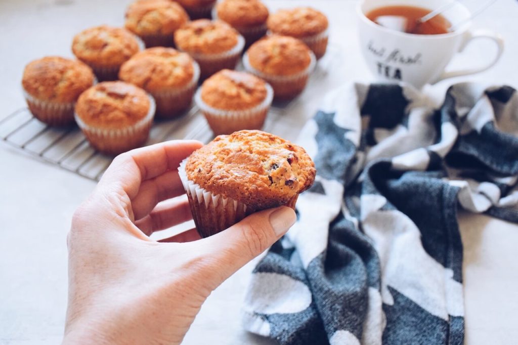 muffins de banano