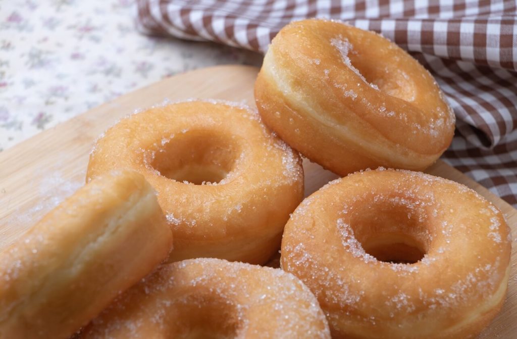 Rosquillas con limón y naranja estilo Clover