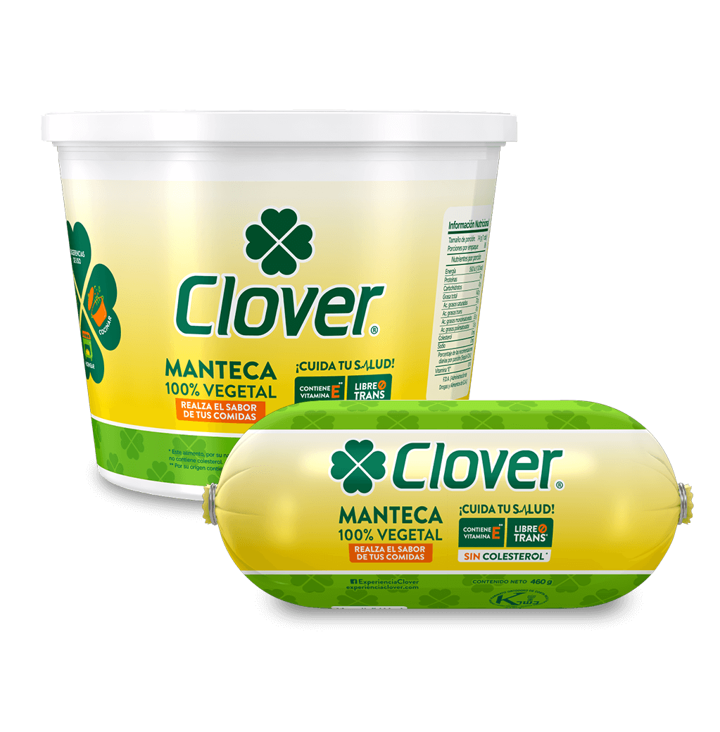 manteca vegetal clover